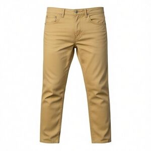 Wulful Men’s Slim Fit Stretch Jeans Dijon Yellow | 33 | NWT